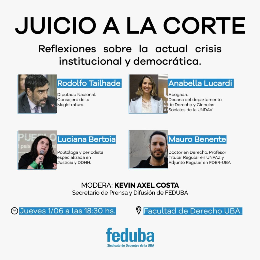 Juicio político a la Corte Suprema de (In)justicia