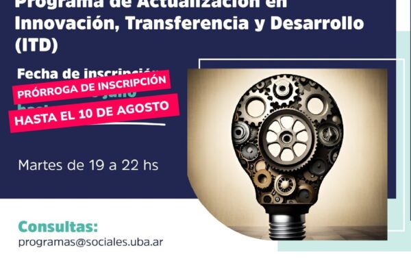Abierta la inscripción para el Programa de Actualización en Innovación, Transferencia y Desarrollo (ITD)