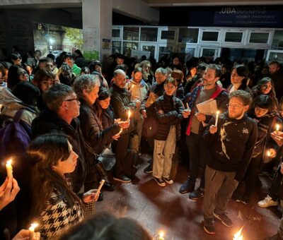 apagón y velazo en la facultad de ciencias sociales
