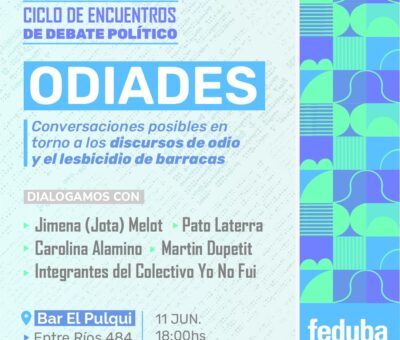ciclo en encuentro de debate político Odiades