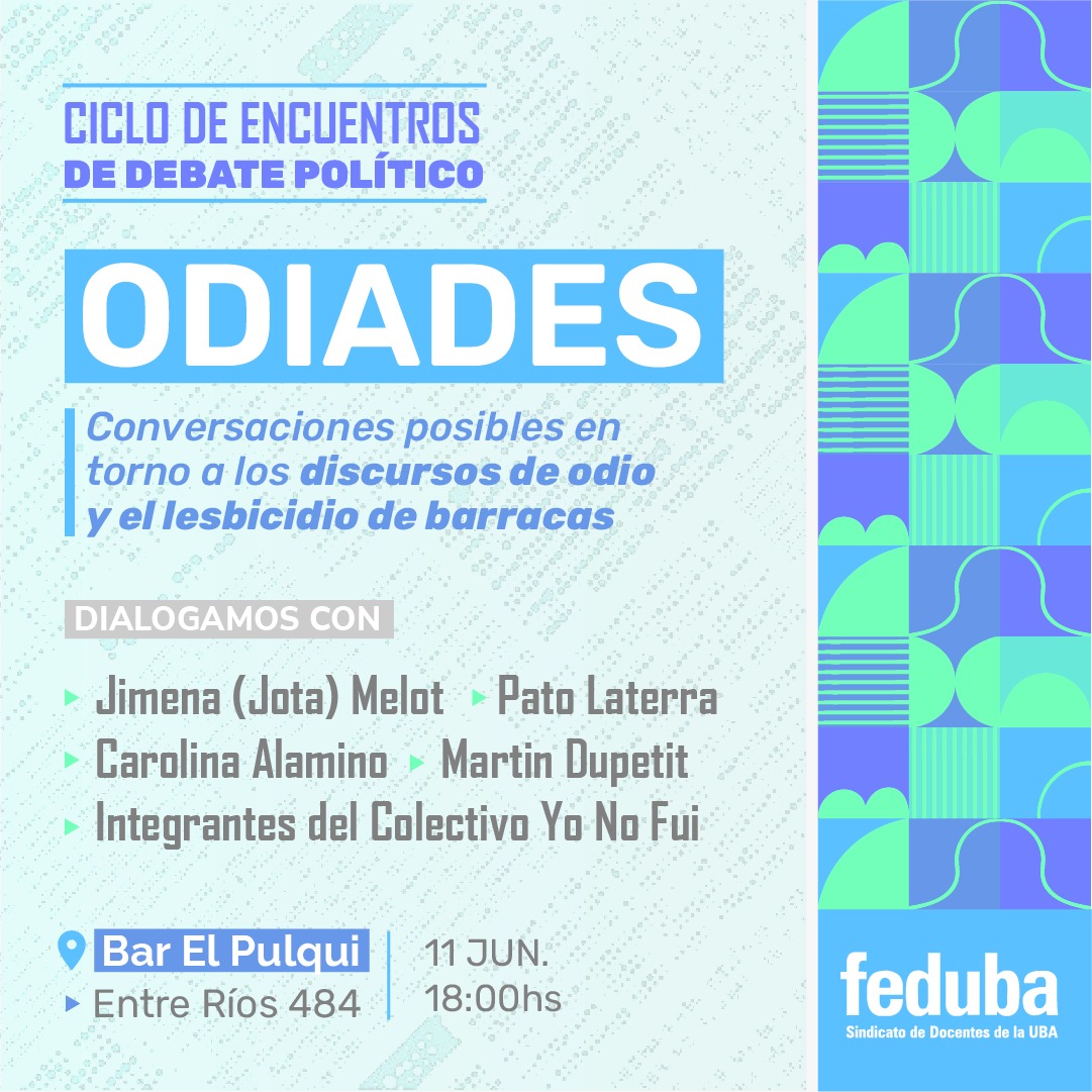 ciclo en encuentro de debate político Odiades