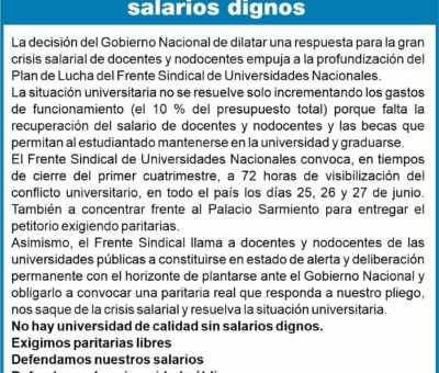 frente sindical universitario