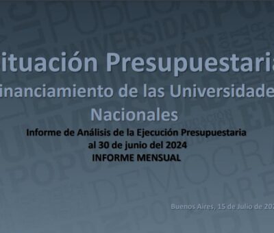 informe situación universidades nacionalest