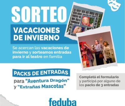 sorteo de entradas para ir al teatro en familia
