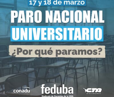 paro universitario
