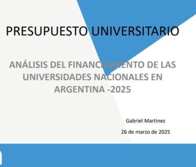 presupuesto universitario