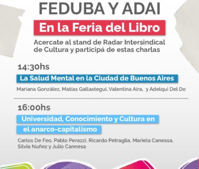 feduba y adai en la feria del libro