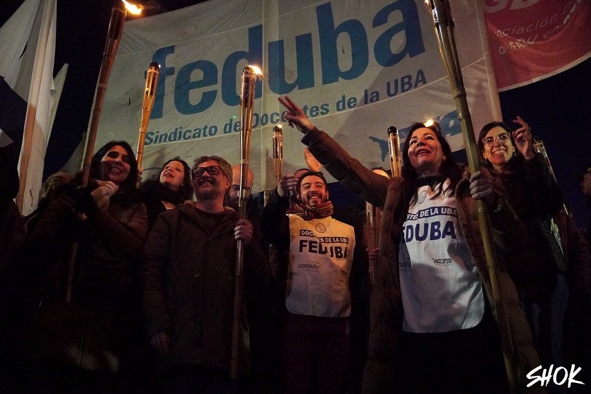 marcha de antorchas