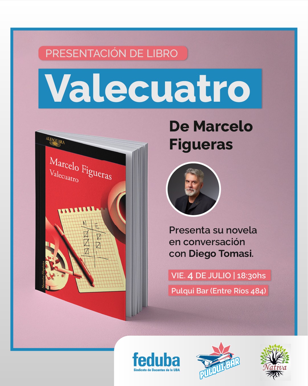 presentación del libro valecuatro