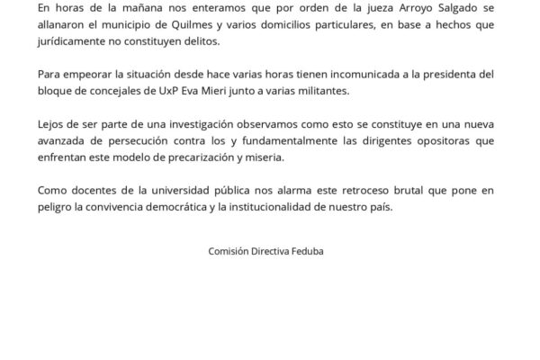comunicado