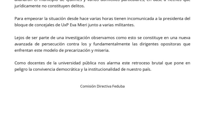 comunicado