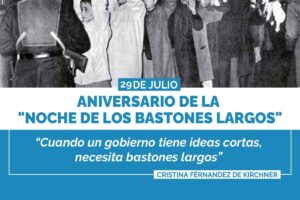 la noche de los bastones largos