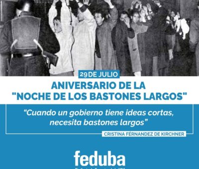 la noche de los bastones largos
