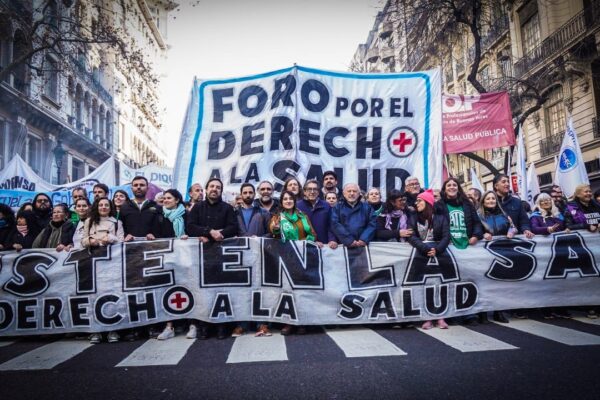 marcha por la salud pública