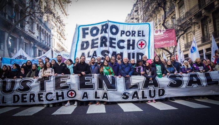 marcha por la salud pública