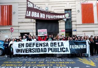 Ronda en defensa de la universidad pública