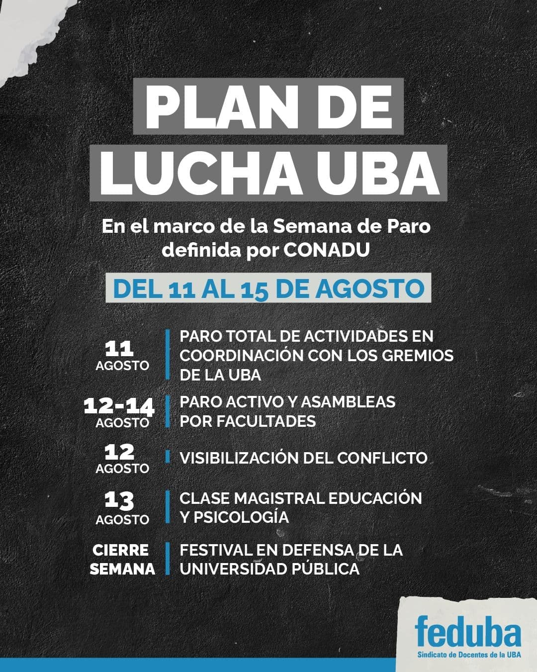 plan de lucha