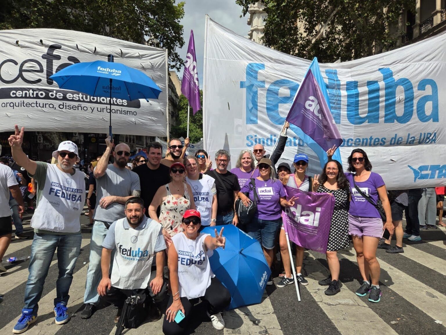 Masiva Movilización contra la Reforma Laboral de Milei