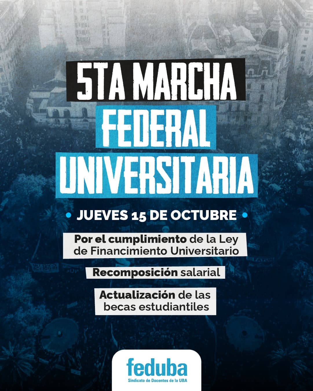 marcha universitaria